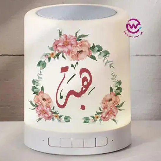 Touch-Lamp speaker- Names - WE PRINT