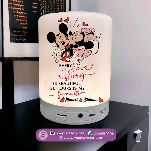 customized touch-lamp speaker- Disney