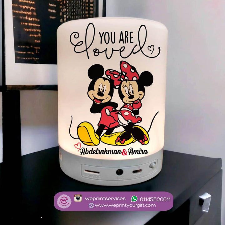 customized touch-lamp speaker- Disney