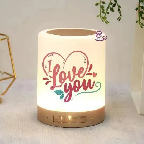 Touch-Lamp speaker- Valentine's Day - LOVERS - WE PRINT
