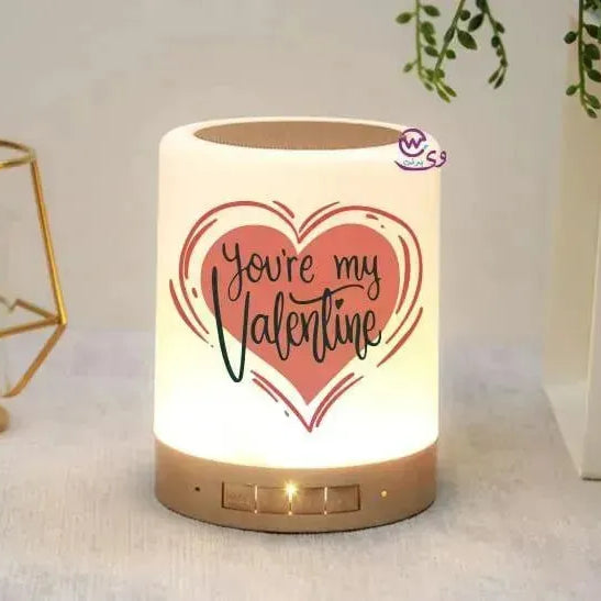 Touch-Lamp speaker- Valentine's Day - LOVERS - WE PRINT