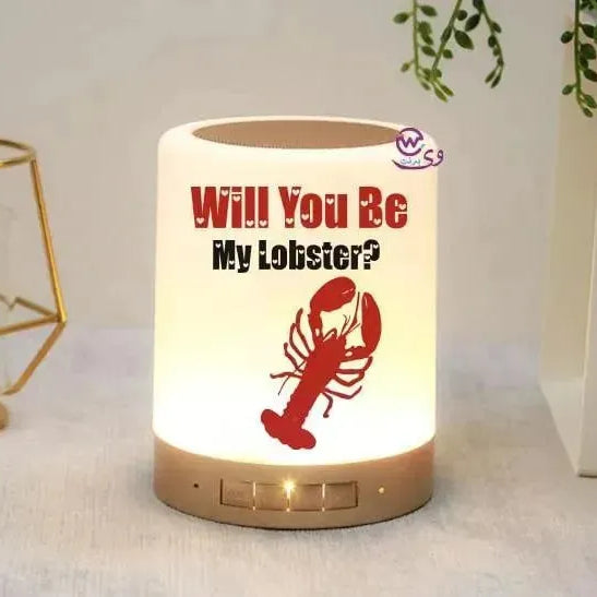 Touch-Lamp speaker- Valentine's Day - LOVERS - WE PRINT