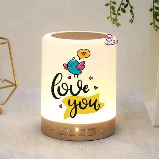 Touch-Lamp speaker- Valentine's Day - LOVERS - WE PRINT