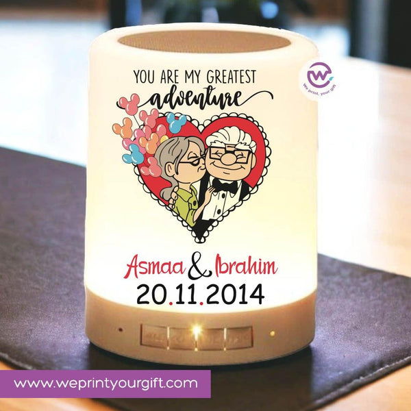 Touch-Lamp speaker- Valentine's Day- UP Cartoo - weprint.yourgift