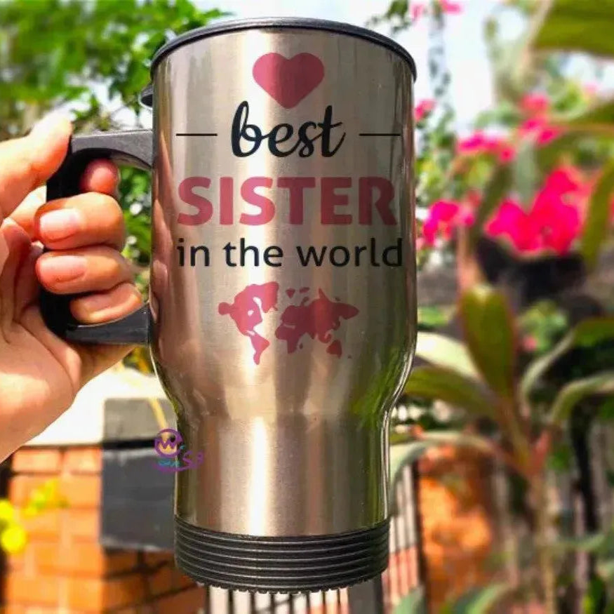 Travel Mug - Silver - Mother's Day-A - WE PRINT