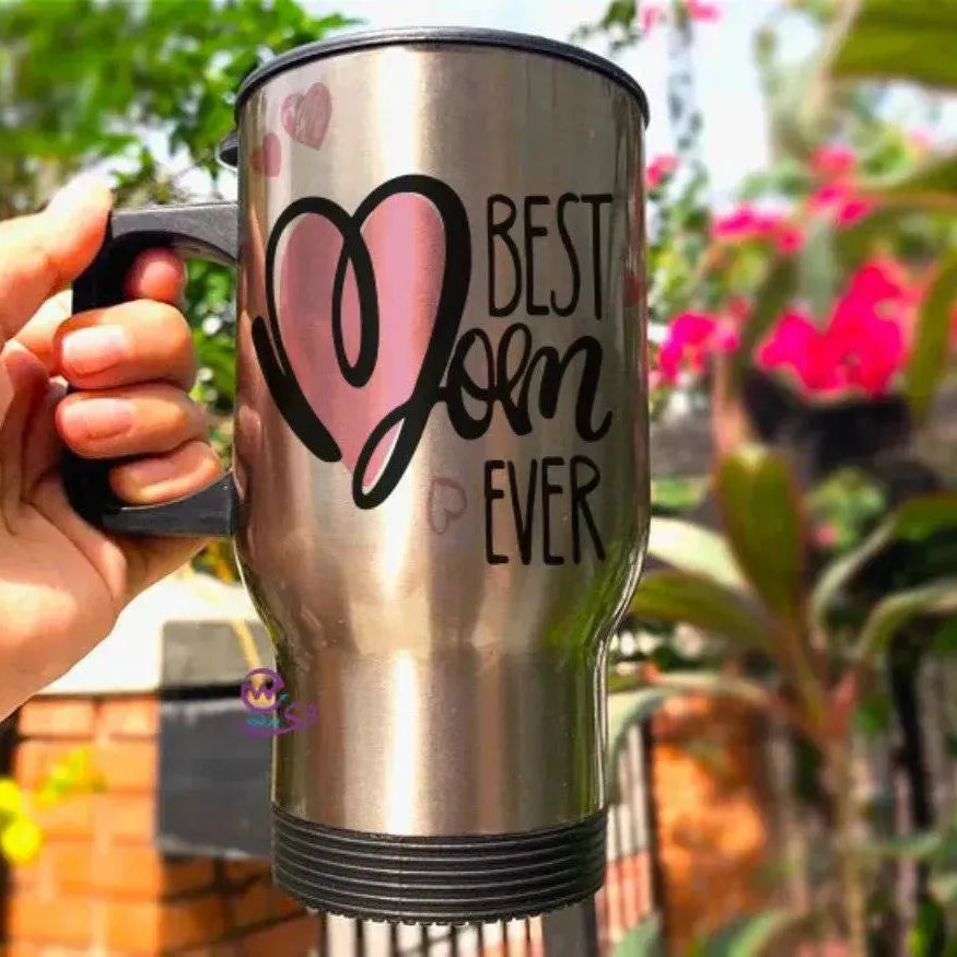 Travel Mug - Silver - Mother's Day-A - WE PRINT