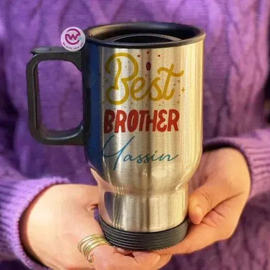 Travel Mug - Silver - Mother's Day - WE PRINT