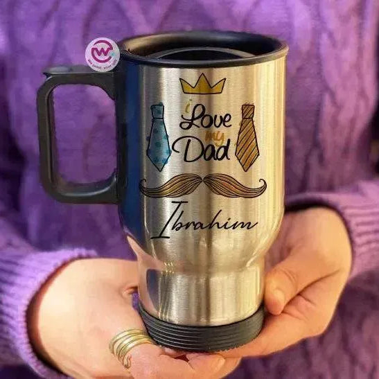 Travel Mug - Silver - Mother's Day - WE PRINT