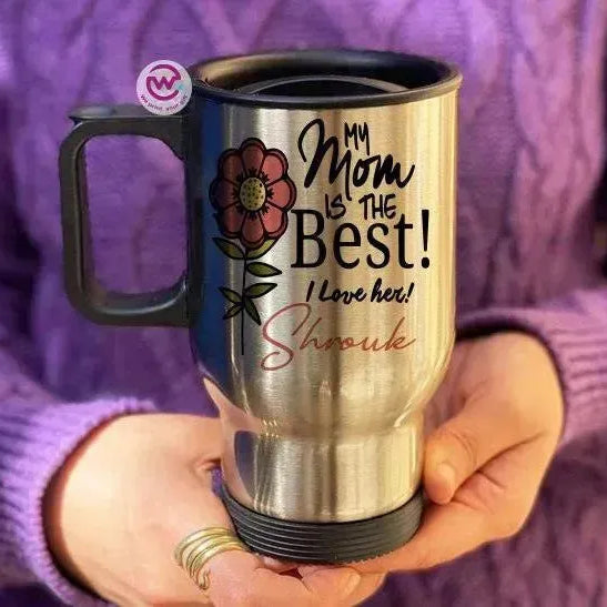 Travel Mug - Silver - Mother's Day - WE PRINT