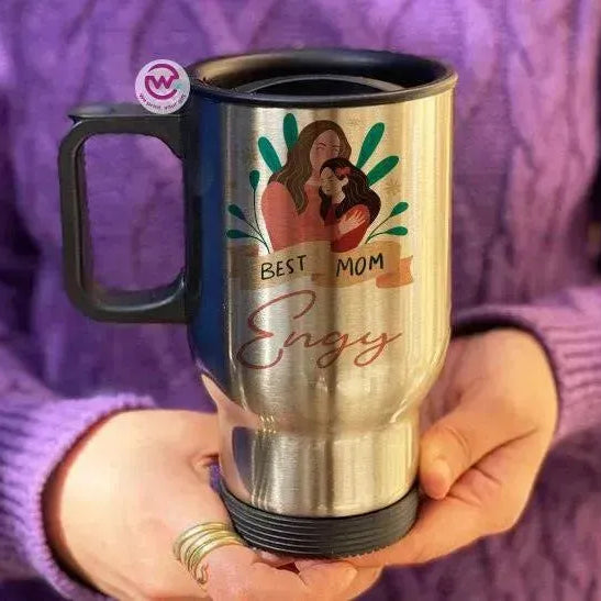 Travel Mug - Silver - Mother's Day - WE PRINT
