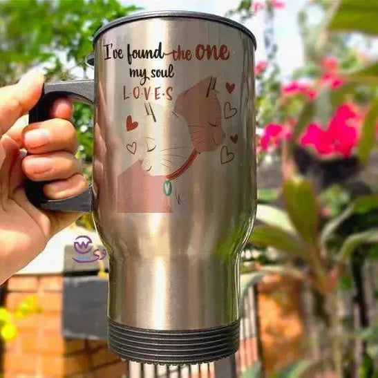 Travel Mug - Silver - Valentine's 1 - WE PRINT