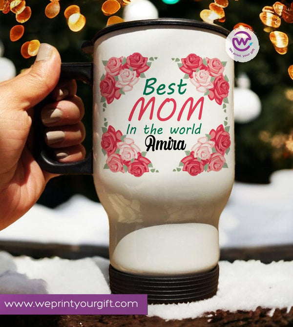 travel Mug -white -Mother's Day-A - WE PRINT