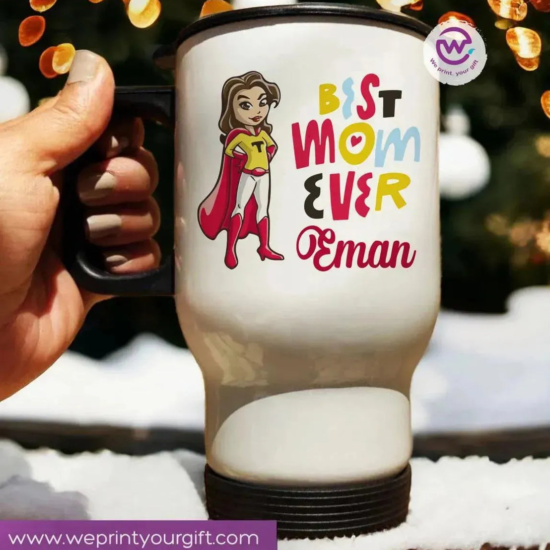 travel Mug -white -Mother's Day-A - WE PRINT