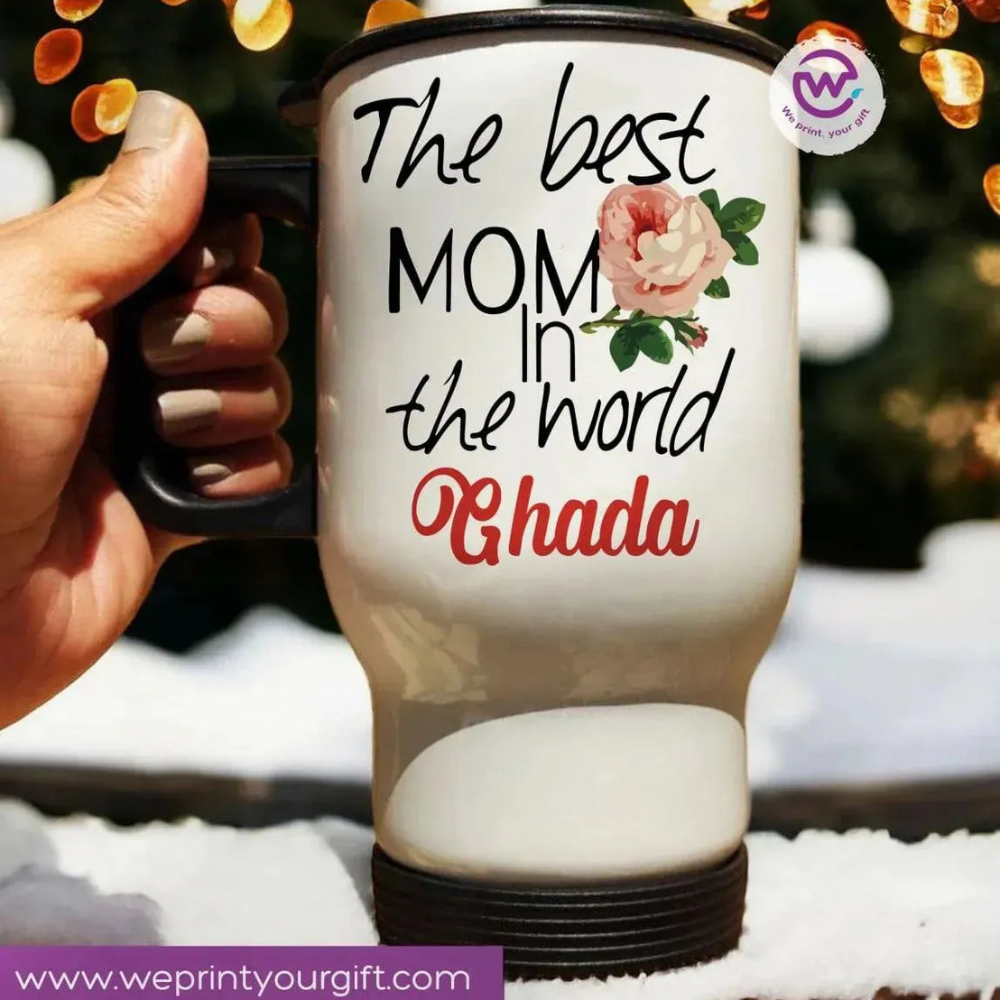 travel Mug -white -Mother's Day-A - WE PRINT