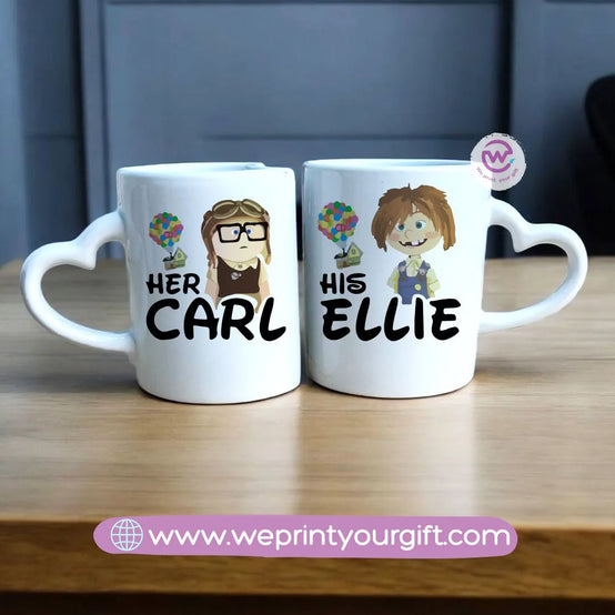 Twin Mug Set- Disney couples - WE PRINT