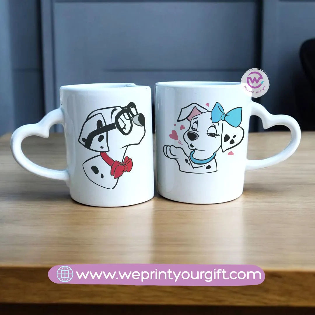 Twin Mug Set- Disney couples - WE PRINT