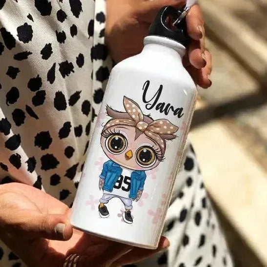 Water Bottle flask-Aluminium -kawaii-B - WE PRINT