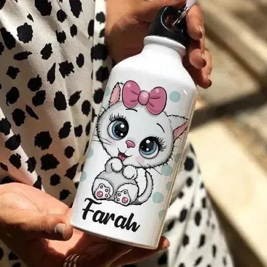 Water Bottle flask-Aluminium -kawaii-B - WE PRINT