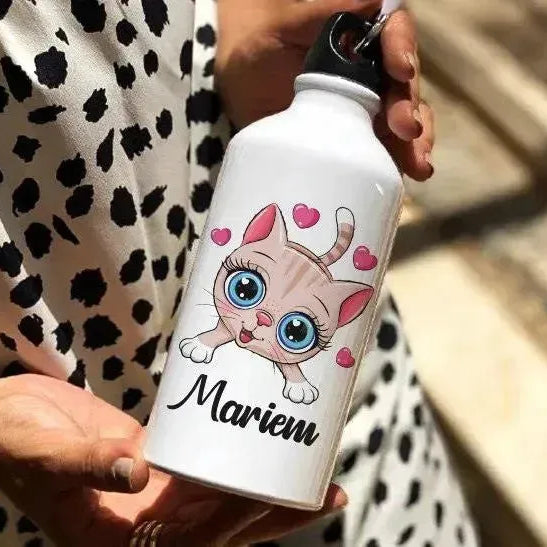 Water Bottle flask-Aluminium -kawaii-B - WE PRINT