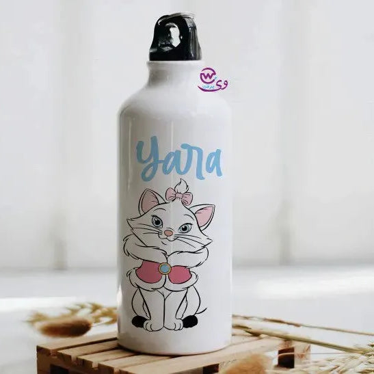Water Bottle flask -Aluminum -Cats Lovers - WE PRINT