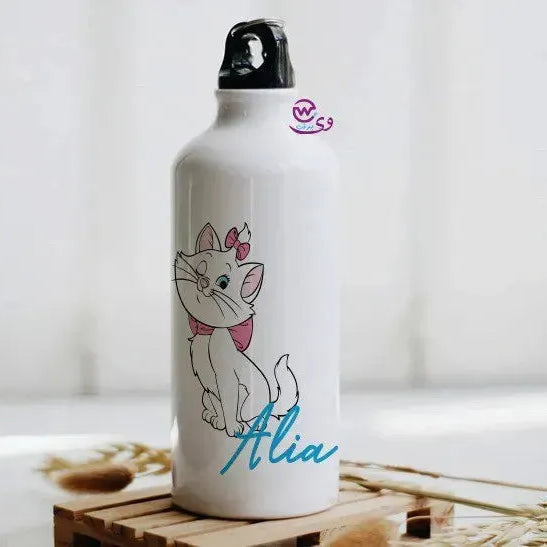 Water Bottle flask -Aluminum -Cats Lovers - WE PRINT