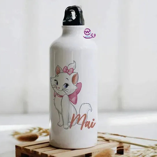 Water Bottle flask -Aluminum -Cats Lovers - WE PRINT