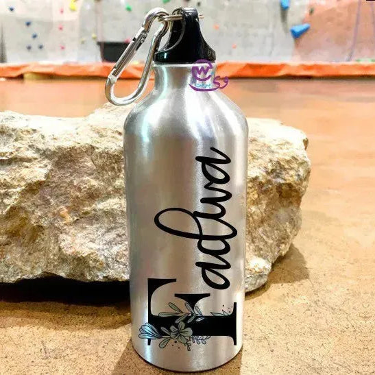 Water Bottle flask -Aluminum -English Names - WE PRINT