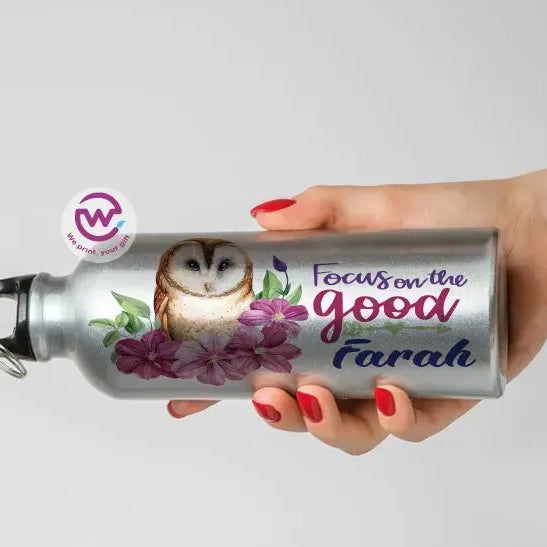 Water Bottle flask -Aluminum -English Quotes - WE PRINT