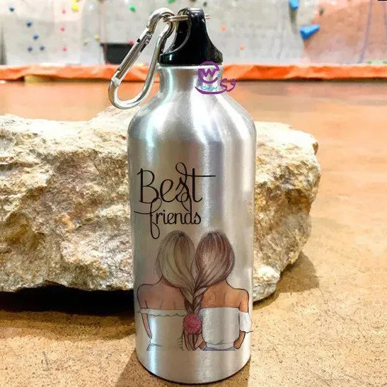 Water Bottle flask -Aluminum -Friendship Quotes - WE PRINT