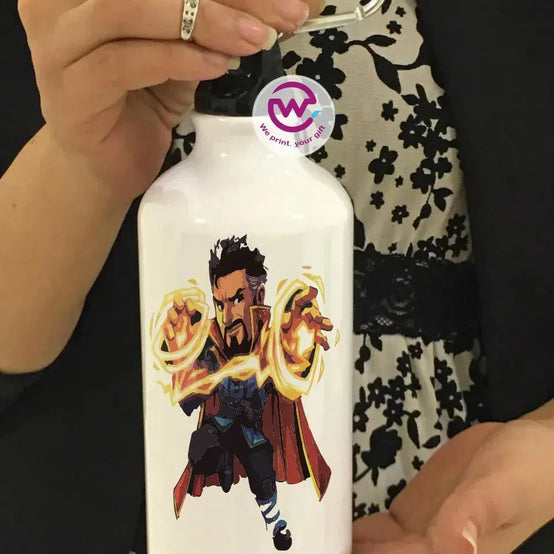 Water Bottle flask -Aluminum -Marvel - WE PRINT