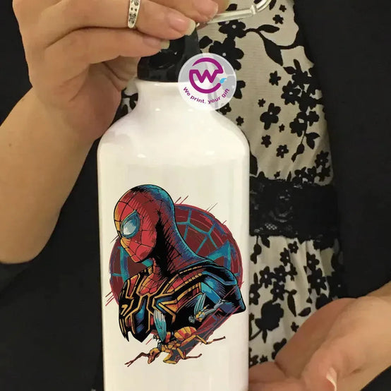 Water Bottle flask -Aluminum -Marvel - WE PRINT