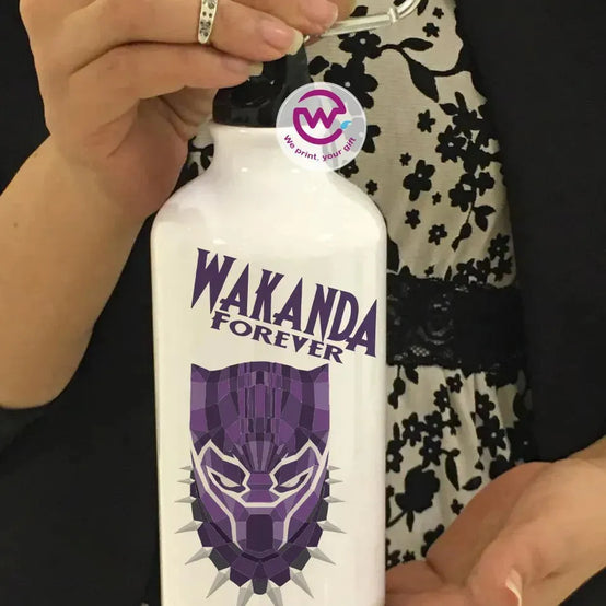 Water Bottle flask -Aluminum -Marvel - WE PRINT