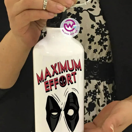 Water Bottle flask -Aluminum -Marvel - WE PRINT