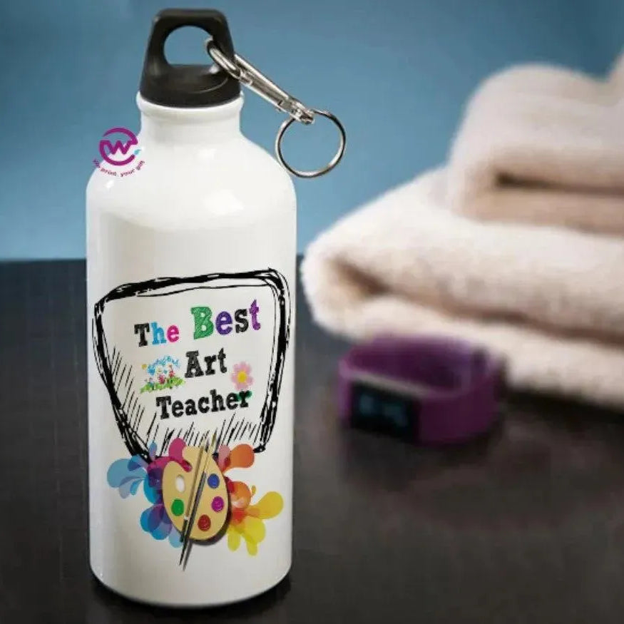 Water Bottle flask-Aluminum -Teachers - WE PRINT