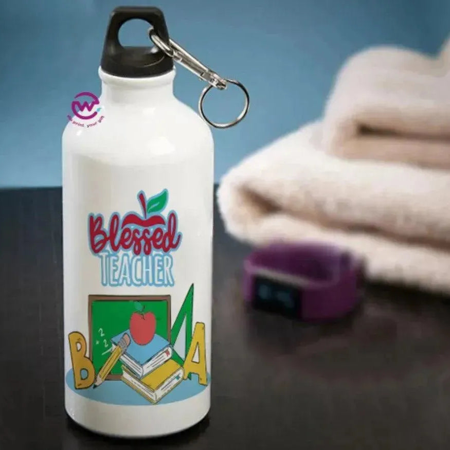 Water Bottle flask-Aluminum -Teachers - WE PRINT