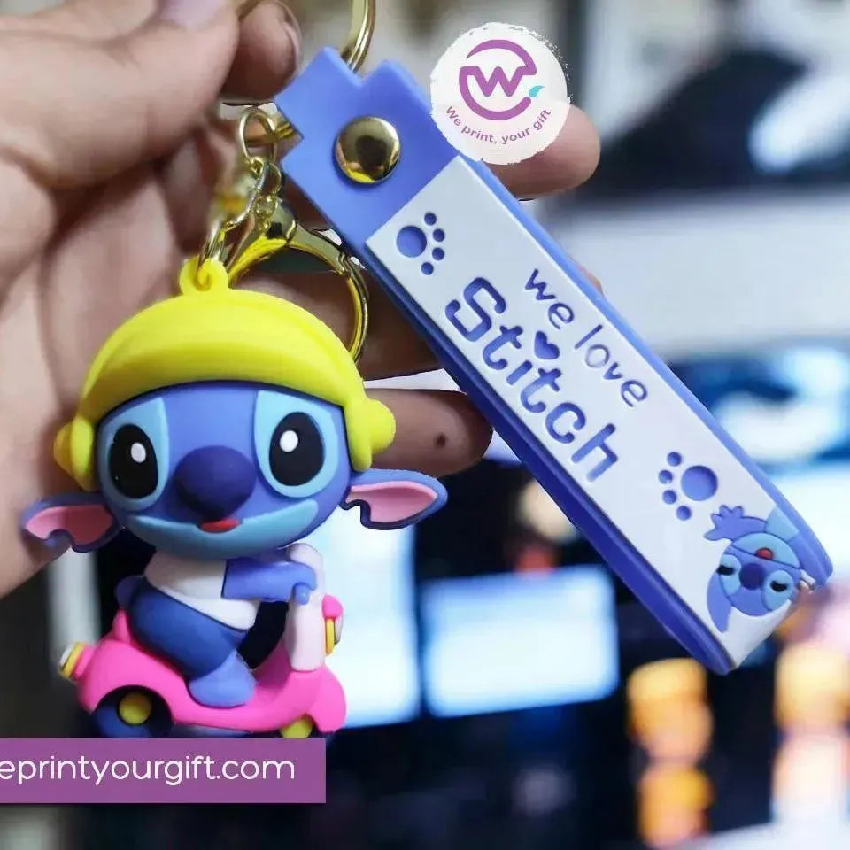 ميدالية مفاتيح سيليكون- ستيتش - WE PRINT