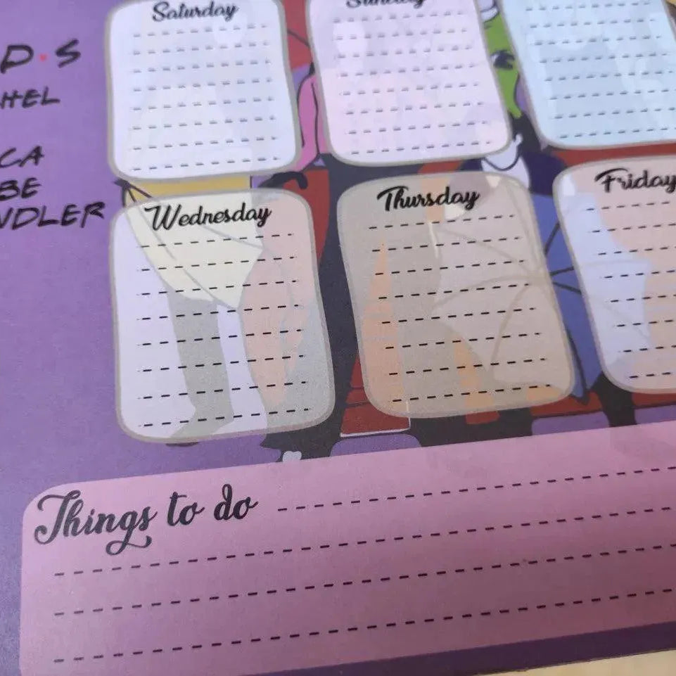 Weekly Planner - Friends Series - WE PRINT