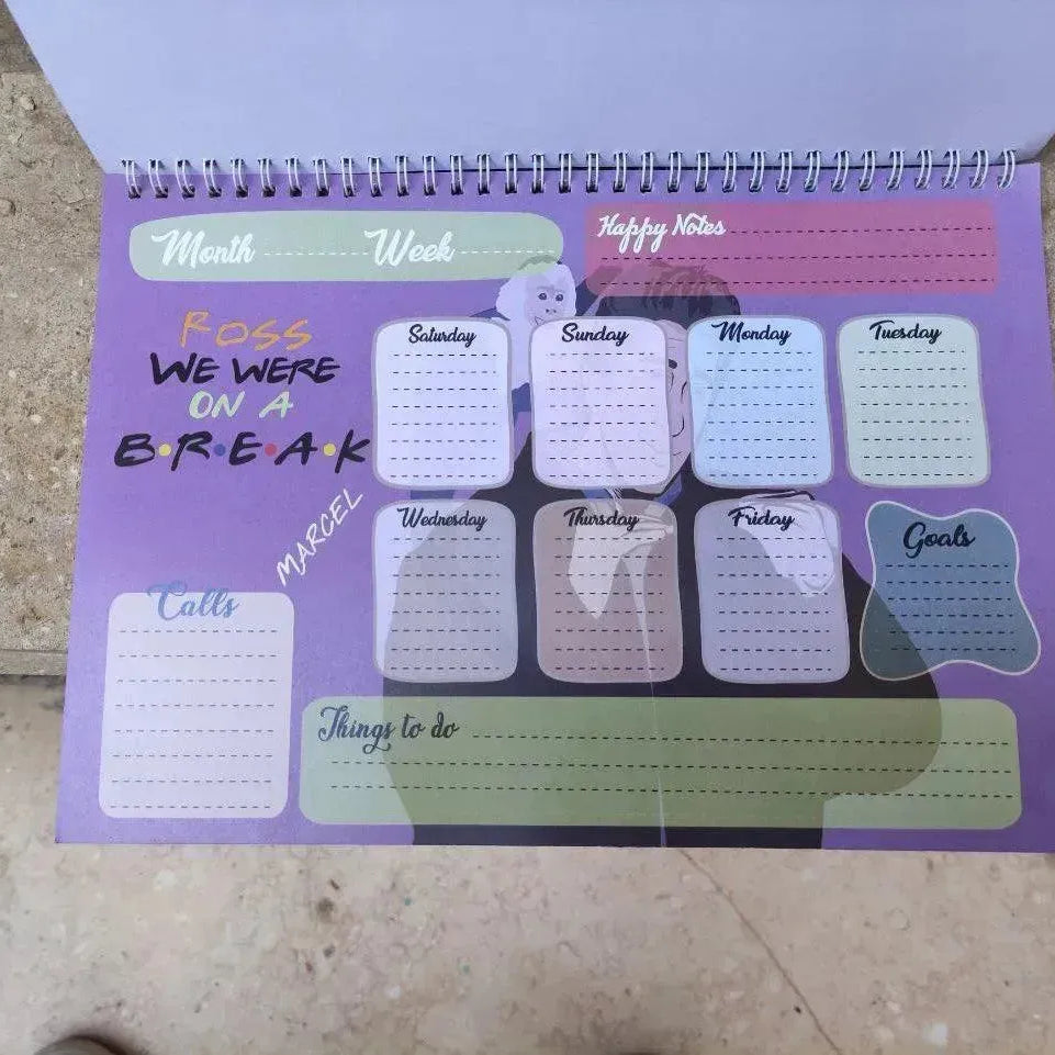 Weekly Planner - Friends Series - WE PRINT