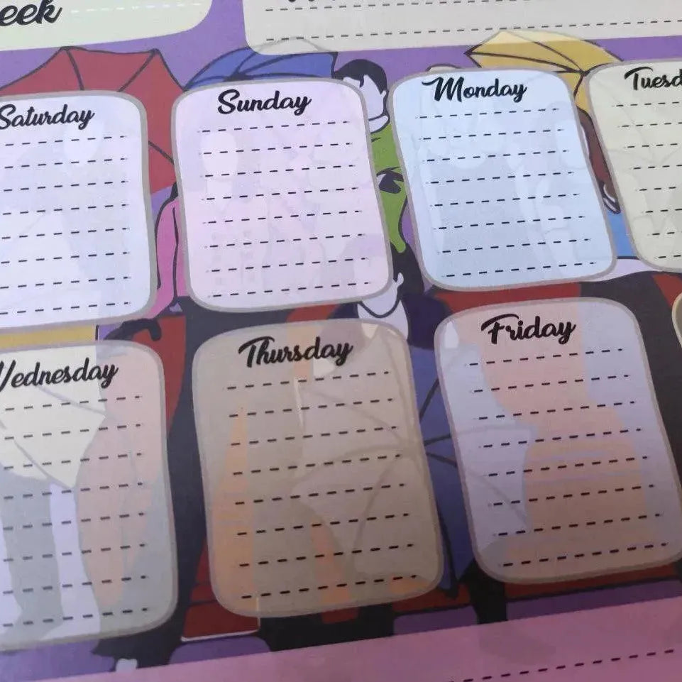 Weekly Planner - Friends Series - WE PRINT