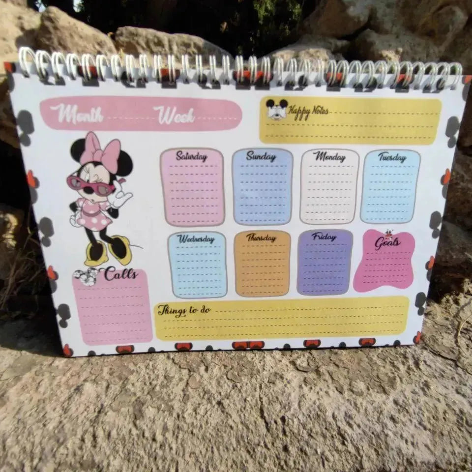 Weekly Planner -Minnie Mouse - WE PRINT