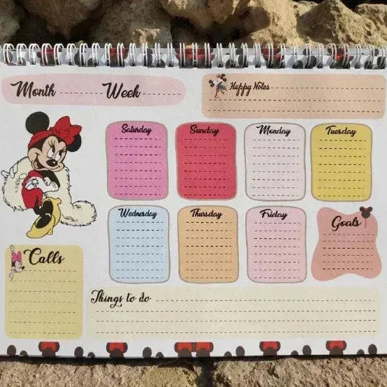 Weekly Planner -Minnie Mouse - WE PRINT