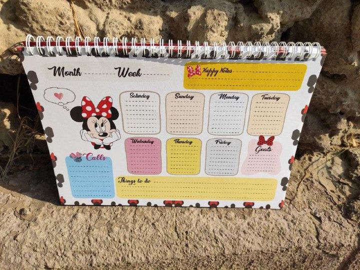 Weekly Planner -Minnie Mouse - WE PRINT