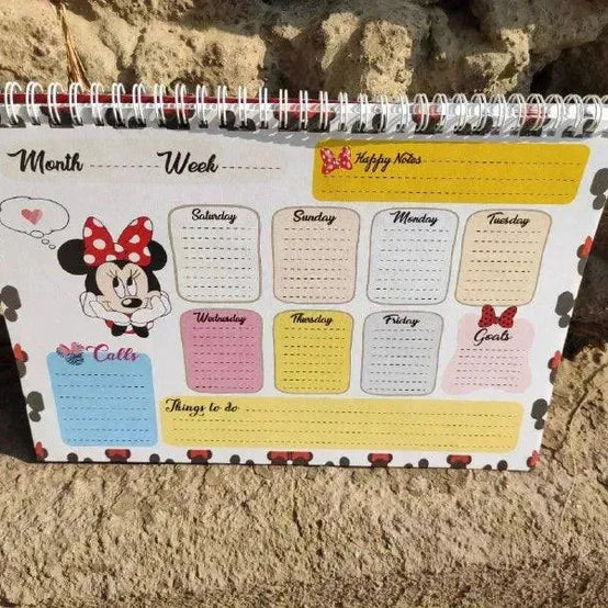 Weekly Planner -Minnie Mouse - WE PRINT