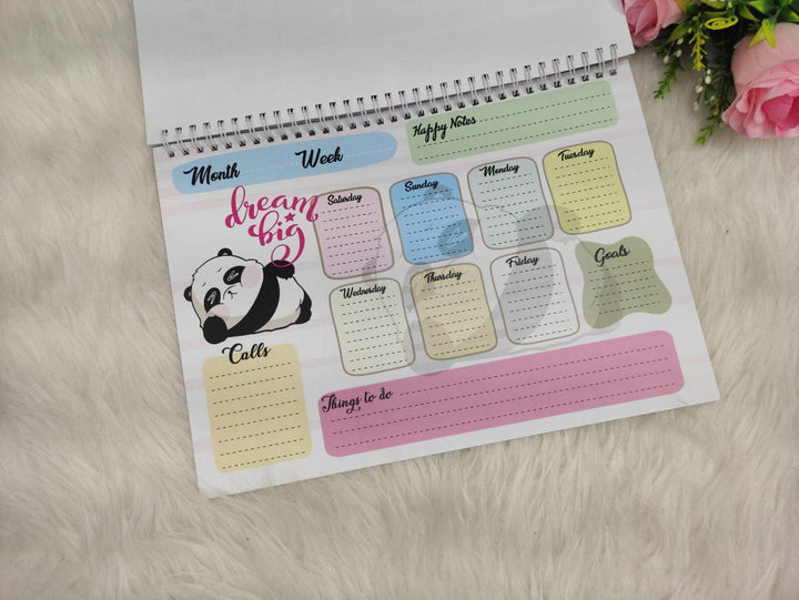 Weekly Planner - Panda-B - WE PRINT
