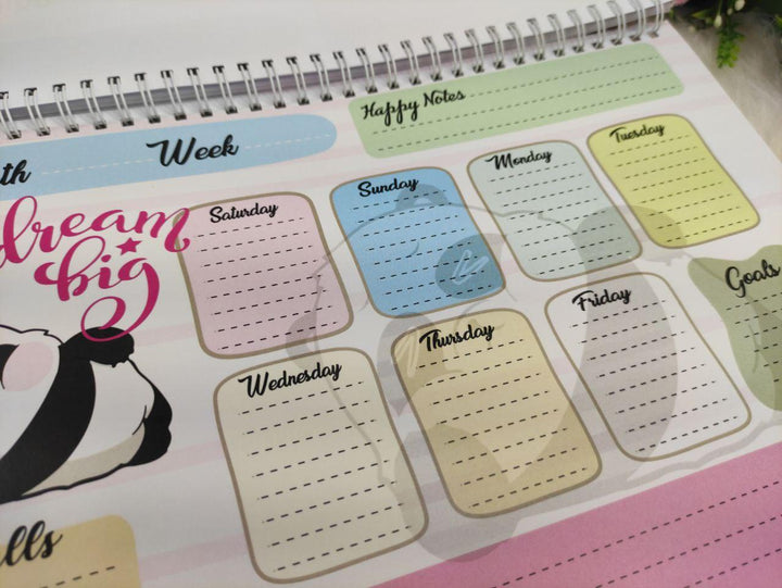 Weekly Planner - Panda-B - WE PRINT