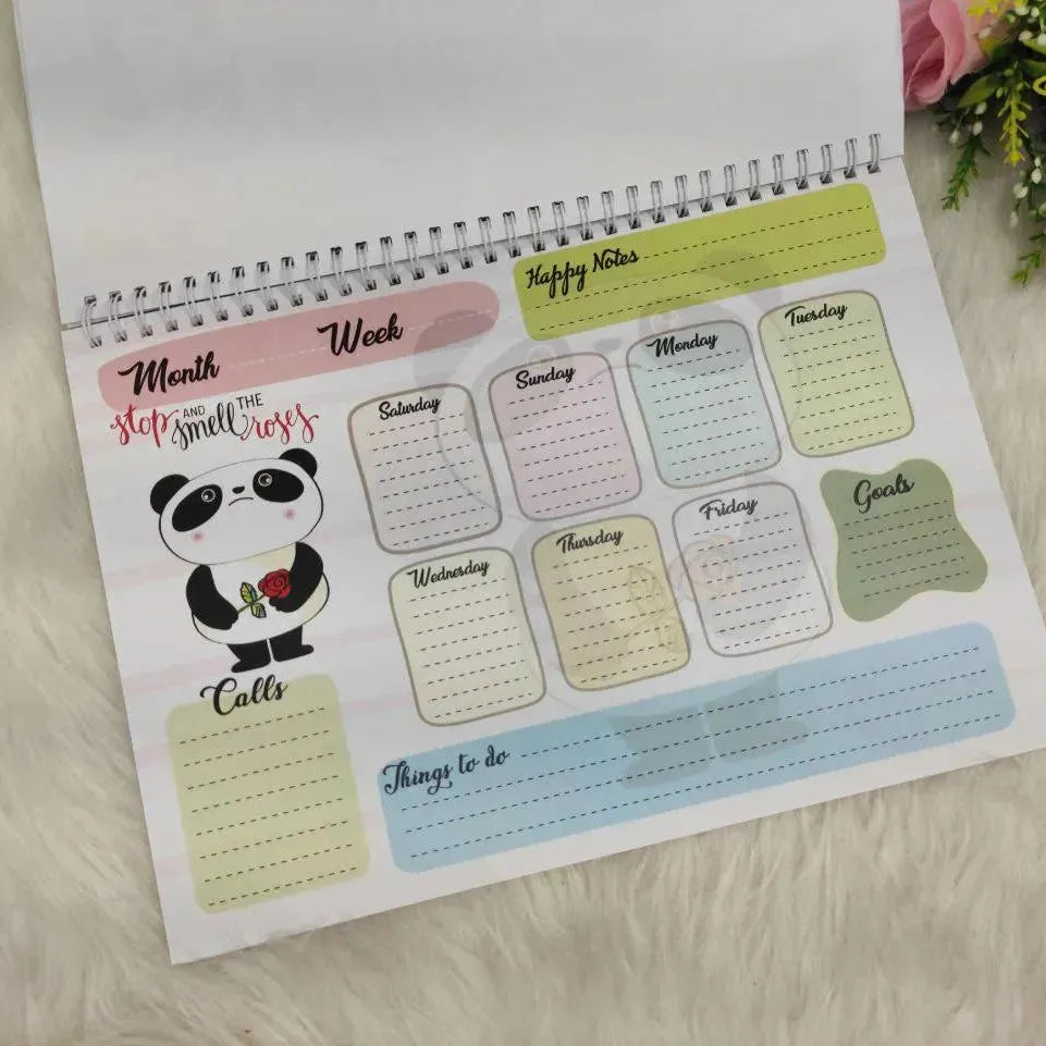 Weekly Planner - Panda-B - WE PRINT