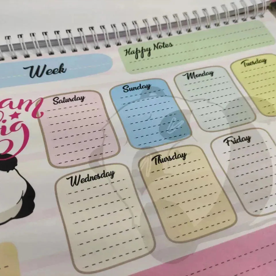 Weekly Planner - Panda-B - WE PRINT