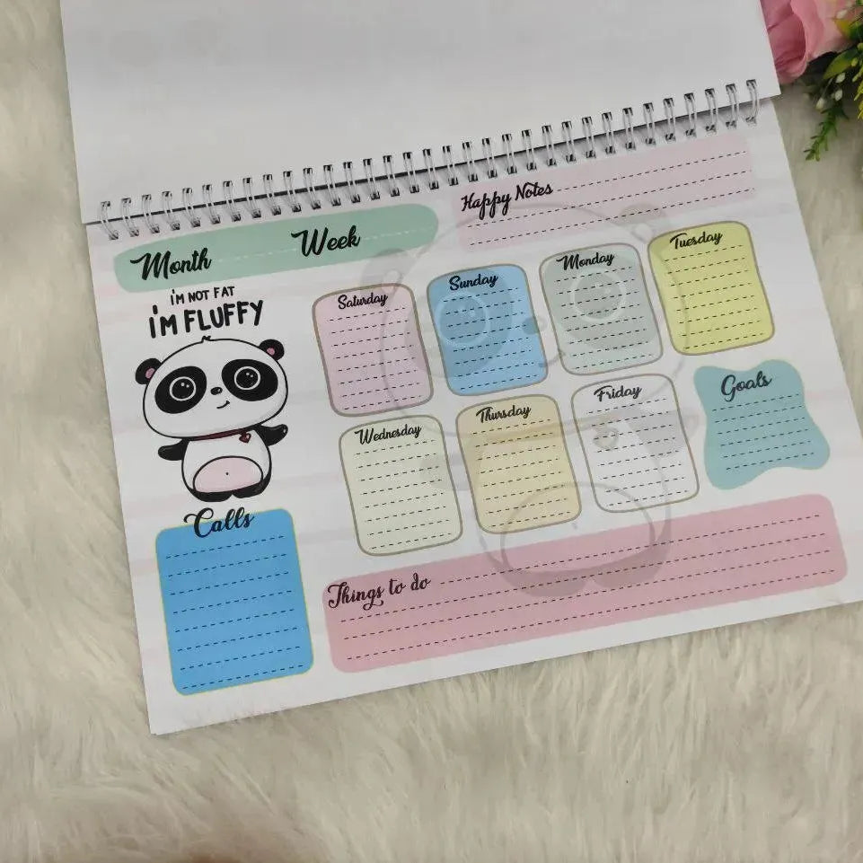 Weekly Planner - Panda-B - WE PRINT