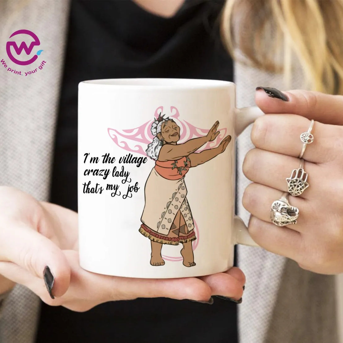 White Mug- Moana - WE PRINT
