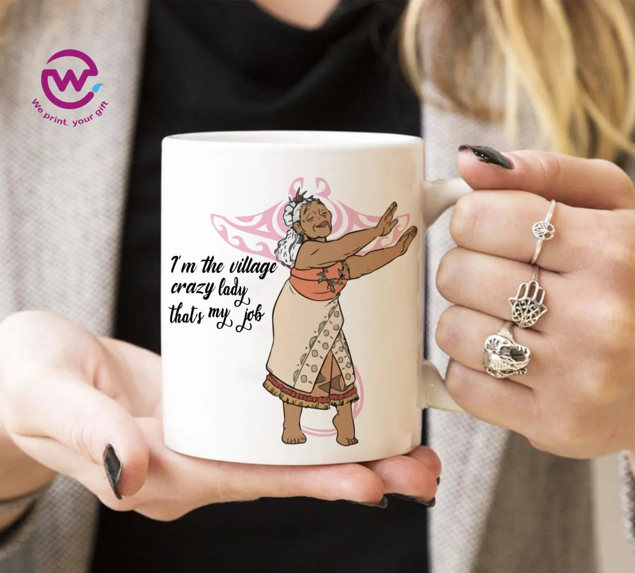 White Mug- Moana - WE PRINT